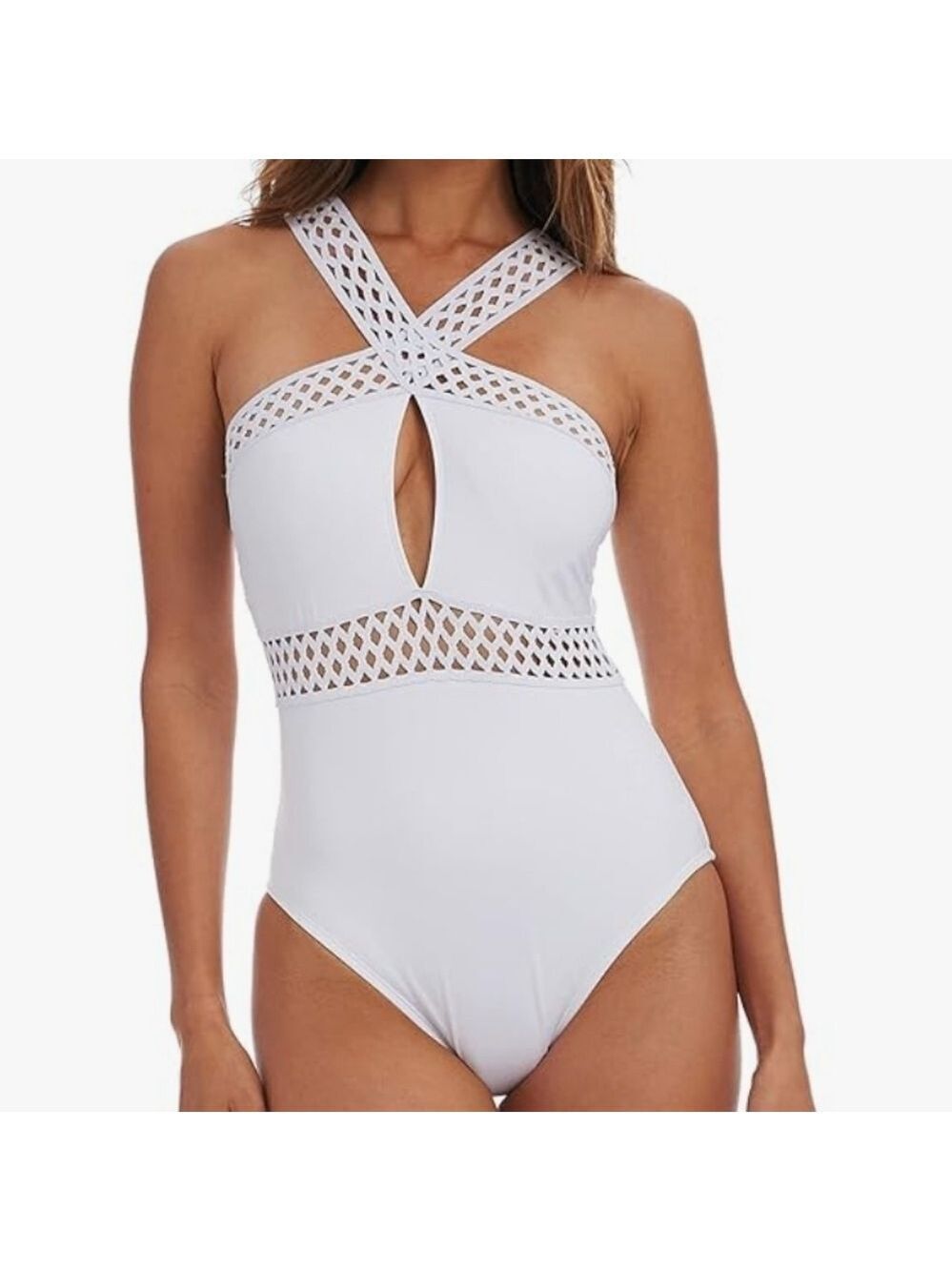 AMAVI High Neck One Piece Swimsuit NWT Size L